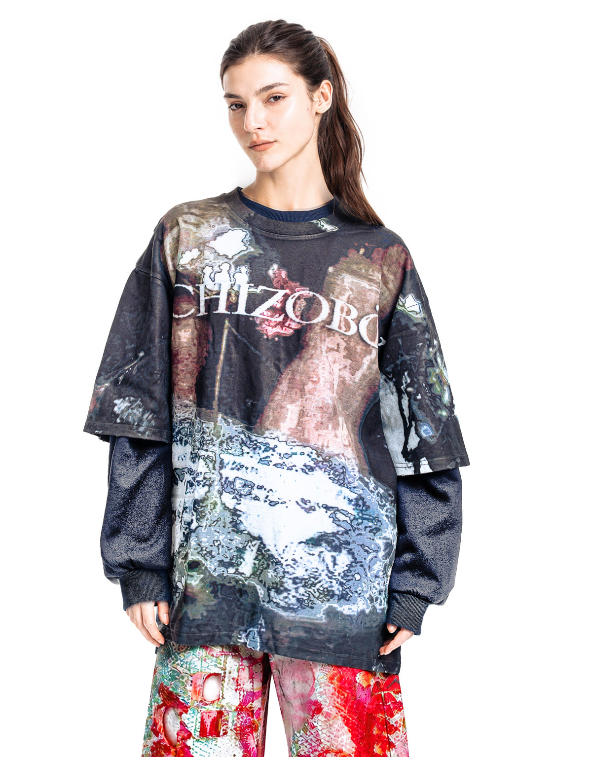 Pigmented Pictorial Cotton Jersey