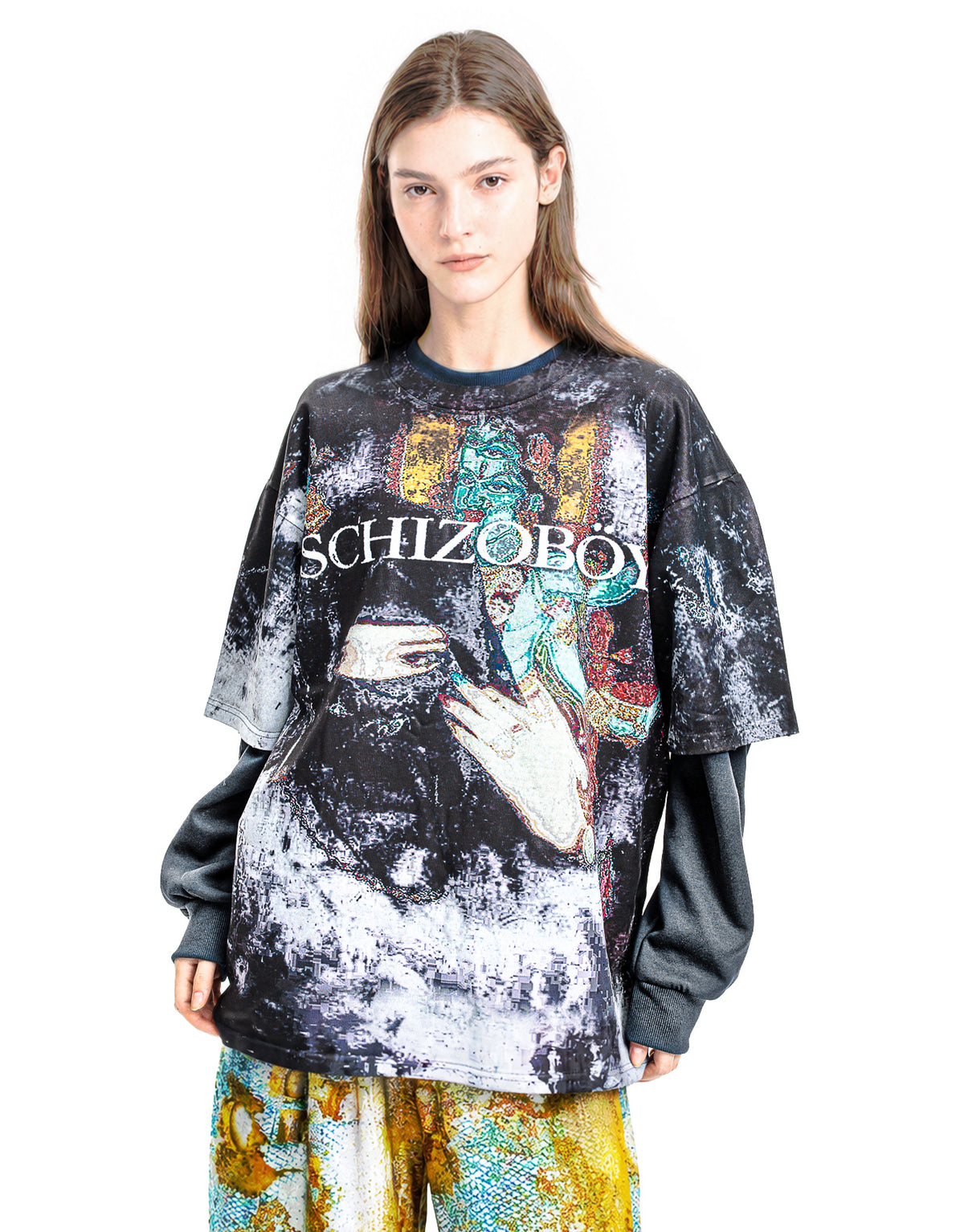 Pigmented Pictorial Cotton Jersey